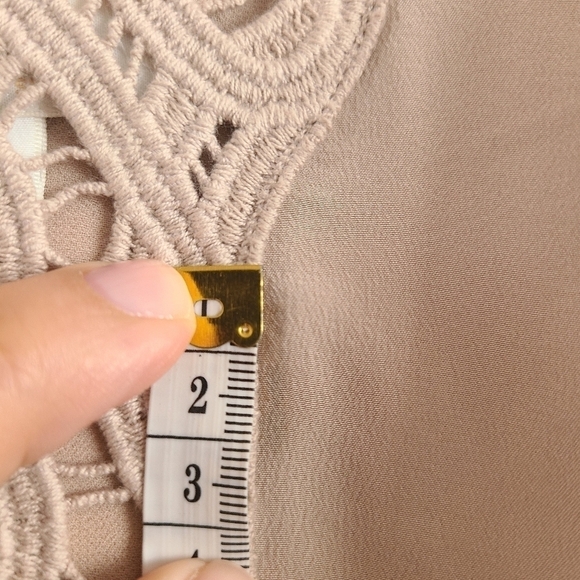 Aritzia Wilfred Lazare Silk Tan Dress XS - Picture 13 of 13